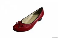 Czółenka - SKÓRZANE czółenko czerwone tęgość Hi G 9711 45 - miniaturka - grafika 1