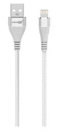 Kable USB - Kable Standart GT-RH015, Lightning, 120 cm, srebrny - miniaturka - grafika 1