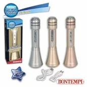 Instrumenty muzyczne dla dzieci - Dante Bezprzewodowy mikrofon karaoke - miniaturka - grafika 1