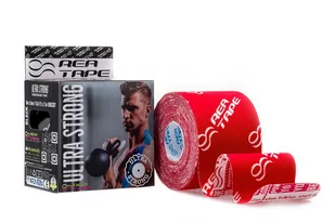 Profesjonalna taśma do kinesiology tapingu marki REA TAPE ULTRA STRONG - Akcesoria medyczne - miniaturka - grafika 1