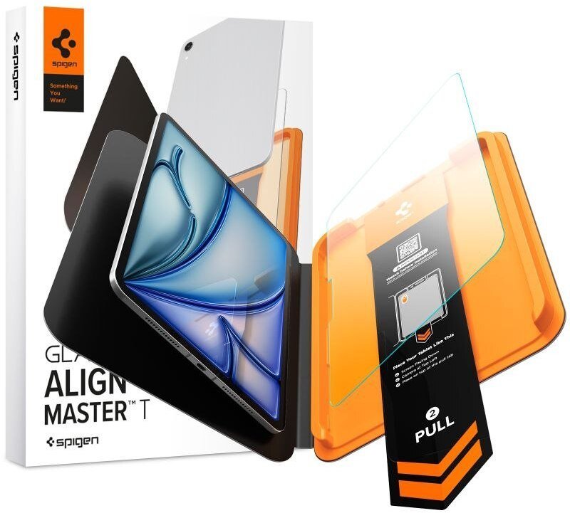 Spigen SZKŁO HARTOWANE SPIGEN ALM GLAS.TR T IPAD AIR 11” 6 / 7 / 8 / 2024-2026 CLEAR 8800337248340-AGL11701