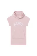 Sukienki i spódniczki dla dziewczynek - Michael Kors sukienka bawełniana dziecięca R12103.114.150 kolor różowy mini prosta - miniaturka - grafika 1