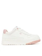 Buty dla dziewczynek - Tommy Hilfiger Sneakersy T3A9-33740-1355A Biały - miniaturka - grafika 1