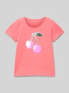Koszulki dla dziewczynek - T-shirt o kroju regular fit z czystej bawełny - miniaturka - grafika 1
