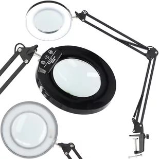 Lampa lupa kosmetyczna dermatologiczna przykręcana do biurka - Lampy stojące - miniaturka - grafika 1