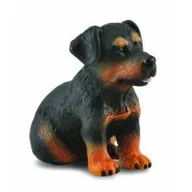Figurki dla dzieci - Collecta Figurka PIES RASY ROTTWEILER SZCZENIAK 004-88190 - miniaturka - grafika 1