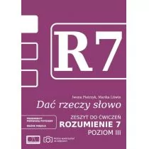 KOMLOGO Dać rzeczy słowo. Rozumienie 7 - poziom 3 Marika Litwin, Iwona Pietrzyk - Powieści - miniaturka - grafika 1