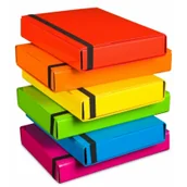 Teczki i skoroszyty - Vaupe TECZKA BOX CARIBIC 50MM CZARNA - miniaturka - grafika 1