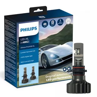Philips Ultinon Pro9100 z ekskluzywną samochodową diodą LED Lumileds [~HIR2] - Żarówki samochodowe - miniaturka - grafika 1
