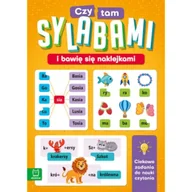 Książki edukacyjne - Czytam sylabami i bawię się naklejkami. Ciekawe zadania do nauki czytania - miniaturka - grafika 1