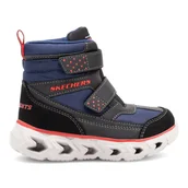 Buty dla chłopców - Botki Skechers 405052N NVBK - miniaturka - grafika 1