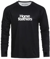 Bluzy męskie - bielizna termoaktywna męska - bluza HORSEFEATHERS RILEY TOP Black - miniaturka - grafika 1