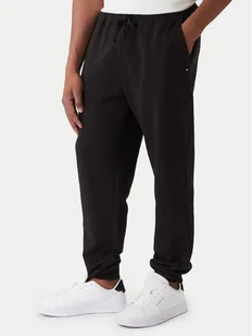 Tommy Hilfiger Spodnie dresowe Essential MW0MW37236 Czarny Regular Fit - Spodnie sportowe męskie - miniaturka - grafika 1