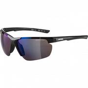 Okulary sportowe - Alpina Alpina Defey HR Glasses, black/blue  2021 Okulary sportowe 8657332 - miniaturka - grafika 1