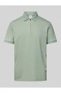 Koszulki męskie - Koszulka polo z krótkim zamkiem błyskawicznym - Selected Homme - miniaturka - grafika 1