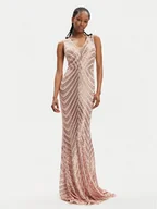 Sukienki - Fracomina Sukienka wieczorowa FQ24SD3029W66701 Różowy Slim Fit - miniaturka - grafika 1