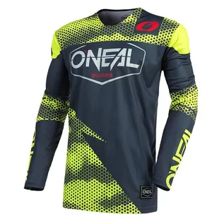 Bluzy na rower - Jersey MTB O'neal Mayhem COVERT Charcoal/neon yellow - grafika 1