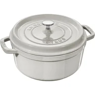 Garnki - Staub Garnek żeliwny okrągły La Cocotte 2,2 L biała trufla 40501-410-0 - miniaturka - grafika 1