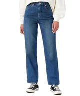Spodnie damskie - Damskie spodnie jeansowe Wrangler MOM W25 L32 - miniaturka - grafika 1