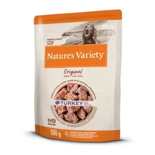 Nature's Variety Original Medium/Maxi Dorosły 8 x 300 g Indyk - Mokra karma dla psów - miniaturka - grafika 1