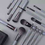Pędzle do makijażu - Eigshow Zestaw 15 pędzli Agate Grey Jade Series - miniaturka - grafika 1