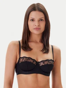 Guess Biustonosz z fiszbiną O5GC06 KCQ60 Czarny - Biustonosze - miniaturka - grafika 1