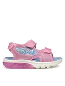 Buty dla dziewczynek - Geox Sandały J Ciberdron G J55MWA 0ASKN CE8E4 D Różowy - miniaturka - grafika 1