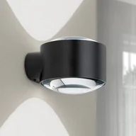 Lampy ogrodowe - ORION Kinkiet zewnętrzny Tatra LED, czarny, Ø 10,2 cm, aluminium, góra/dół - miniaturka - grafika 1