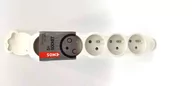 Gniazdka elektryczne - LEDart przenośne 5x - miniaturka - grafika 1