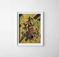 Plakaty - Plakat vintage do salonu Reprodukcja Wassily Kandinsky - miniaturka - grafika 1