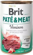 Mokra karma dla psów - BRIT PATE & MEAT VENISON 6x400g - miniaturka - grafika 1