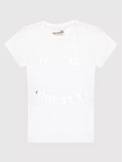 Koszulki dla chłopców - Coccodrillo T-Shirt ZC1143228EVG Biały Regular Fit - grafika 1