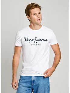 Pepe Jeans Koszulka w kolorze białym - Koszulki męskie - miniaturka - grafika 1
