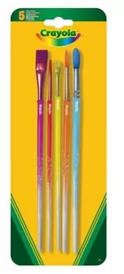 Crayola ZESTAW PĘDZELKÓW 5 SZTUK - Przybory szkolne - miniaturka - grafika 1