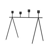 Świeczniki - Dekoria pl pl Świecznik Vitalio 45x21x32cm 45 x 21 x 32cm 814-595 - miniaturka - grafika 1