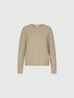 Dresy damskie - maglia donna cammello - miniaturka - grafika 1