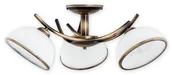 Lampy sufitowe - Lemir Altea lampa sufitowa 3-punktowa patyna O2233 W3 PAT O2233 W3 PAT - miniaturka - grafika 1