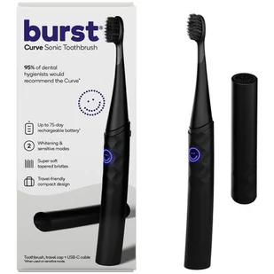 BURST Curve Czarny - Szczoteczki elektryczne - miniaturka - grafika 1