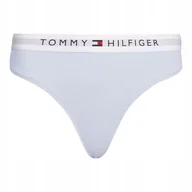 Majtki damskie - TOMMY HILFIGER STRINGI MAJTKI DAMSKIE THONG (EXT SIZES) NIEBIESKIE r.M - miniaturka - grafika 1