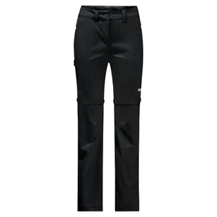 Spodnie damskie Jack Wolfskin  Overland Zip Away Black 42 - Spodnie sportowe damskie - miniaturka - grafika 1