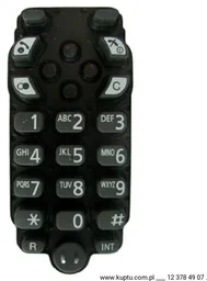 PNJK1014Z, klawiatura do słuchawki telefonów Panasonic KX-TG1381 - Akcesoria do telefonów stacjonarnych - miniaturka - grafika 1