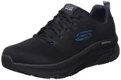 Trampki męskie - Skechers Męskie trampki 232362 BKTL Black Engineered Mesh/Turkusowe wykończenie, 8,5 UK - miniaturka - grafika 1
