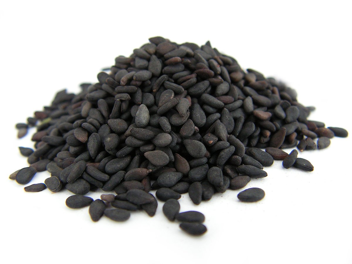 SEZAM CZARNY ziarno łuskany 100 g - Aromatika