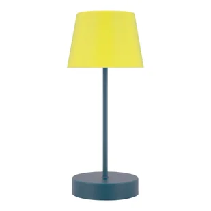 Żółto-niebieska lampa stołowa LED ze ściemniaczem (wysokość 33,5 cm) Oscar – Remember - Noże stołowe - miniaturka - grafika 1