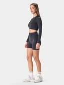 Koszulki sportowe damskie - Carpatree Koszulka sportowa "Allure" w kolorze antracytowym - miniaturka - grafika 1