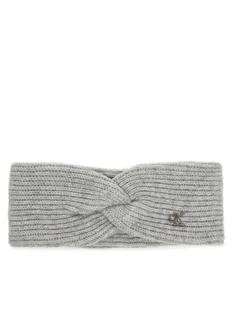 Calvin Klein Opaska materiałowa LV04F8039G Szary - Czapki damskie - miniaturka - grafika 1