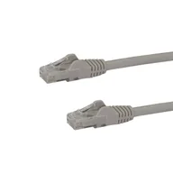 Kable miedziane - Startech.com 1m szary gigabitowy kabel sieciowy cat6 ethernet rj45 bez zaczepu - kabel krosowy męsko-męski bez zaczepu, dożywotnia gwarancja - miniaturka - grafika 1
