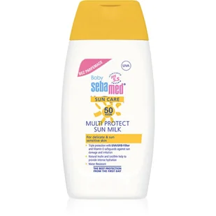 Sebamed Sun Care Baby Multi Protect Sun Milk ochronny krem do opalania dla dzieci SPF 50+ bezzapachowy 200 ml - Kremy dla dzieci - miniaturka - grafika 1