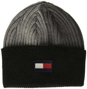 Tommy Hilfiger Mtze męska prążkowana czapka typu beanie-Mtze, Flaga Heather Grey, jeden rozmiar - Czapki damskie - miniaturka - grafika 1