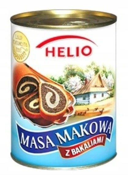 Helio Masa Makowa z Bakaliami 850g - Gotowe do Użytku